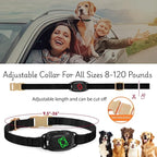 Non-Shock Luxury Bark Collar-Adjustable Fit, No Shock for Small,Medium,Large Dogs, Advanced Technology with Remote, Automatic Bark Collar, Rechargeable, Dog Training, Anti-Barking, Soft Velvet,Black