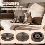 Magnetic Magic Organ Cat Scratcher Toy, Extra-Thick & Large Connectable Cardboard Scratching Board with Bell Ball, Interactive Enrichment Toy for Indoor Cats & Kittens (3 Pack)