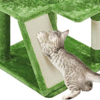 Yaheetech 57in Cat Tree, Cat Tower for Indoor Cats with 2 Door Condo Basket and Sisal Scratching Posts, Cat Furniture for Kittens