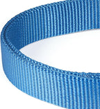 Premium Nylon Adjustable Anti-Escape Martingale Dog Collars,Soft and Silky Dog Collar with Durable D-Ring for Small Active Dogs Daily Helper.(Classic Blue, Small)