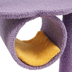 59in Cat Tree Tower for Indoor Cats, Cat Furniture Activity Center w/Cat Litter, Jumping Platform, Cat Ball