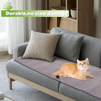 Natural Sisal Cat Scratcher Mat, Wall Scratcher Carpet, Cat Climbing Wall, Large Tall Scratching Post, Sofa Protector, Scratching Mat Pad for Indoor Cats (Gray, 39.3" Lx15.7 W, 1PC)