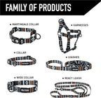 Wolfgang Heavy Duty, Adjustable Dog Collar with Quick Release Nylon Buckle for Walking & Training, NewMoon Print, Small