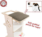 Majestic Pet Luxe Modern Cat Tree Condo Furniture Products - 36 in. x 23 in. x 16.5 in. (Gray)