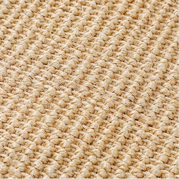 SHENGOCASE 4-Pack 10" x 19.7" Sisal Cat Scratching Mat Pad with Hook & Loop Tapes for Wall Couch, Window Perch, Cat Wall Furniture Shelve