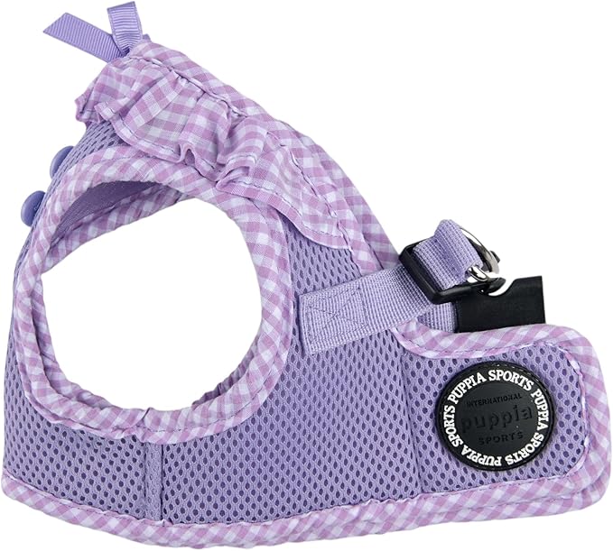 Puppia Vivien Dog Vest Harness B (Step-in) Fashionable Mesh Spring Summer Harness for Small Dogs, Violet, Medium
