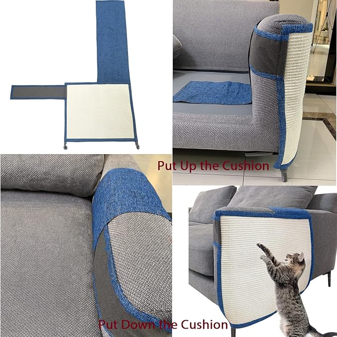 Cat Scratch Couch Sofa Protector with Natural Sisal for Protecting Furniture Couch Chair Sofa cat pet Gift