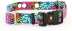 Extreme Dog Fence Replacement Containment and Training Collar Strap for Most Underground Electric Dog Fence Brands - Flower Days (Small: 10" - 12" x 3/4")