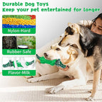 Dog Toys for Aggressive Chewers -Indestructible Dog Toys for Large Dogs to Reduce Pet Anxiety and Boredom for Small, Medium, Large Breed, Dog Chew Toys to Keep Them Busy