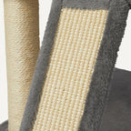 Amazon Basics Indoor Cat & Kittens Multi-Level Climbing Activity Tower with Scratching Posts, 2 Condos, FSC Certified, M - 31.1" (78.9cm) H, Grey