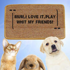 Cat Scratcher Mat, 23.6 X 15.7 Inch,sisal cat scratchers for Indoor Cats,cat Scratch pad,cat Scratching Board,cat Scratching Post,sisal Rug Carpet,cat Scratch Furniture Protector,Brown