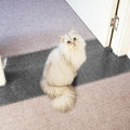 Carpet Protector for Pets Cat Carpet Protector for Doorway, Anti Scratch Under Door Cat Scratch Protector Mat, Easy to Cut Plastic Stopper (Grey, 3.6FT-2pack)
