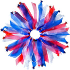 1PC Dog Independence Day Costume - Dog Cat Patriotic Collar Puppy Collar Patterns Pet Tutu Collar Pet Blue Costume for Dogs Small Medium Dogs