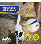 Jelly Colorful Dog Leash, Waterproof Training Leash for Walking, Hiking & Outdoor Activities, Non-Slip Grip, Anti-Odor Nylon Lead with Alloy O-Ring, Heavy Duty - M150, 5FT - Yellow & Blue