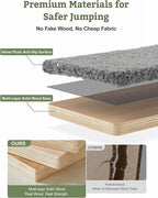 5-in-1 Cat Wall Shelves, Solid Wood & Velvet & Sisal Scratcher, 44lbs Max Load, Wall Mounted Cat Furniture for Climbers, Cat Climbing Wall System, Fits Drywall & Solid Walls - Cool Gray