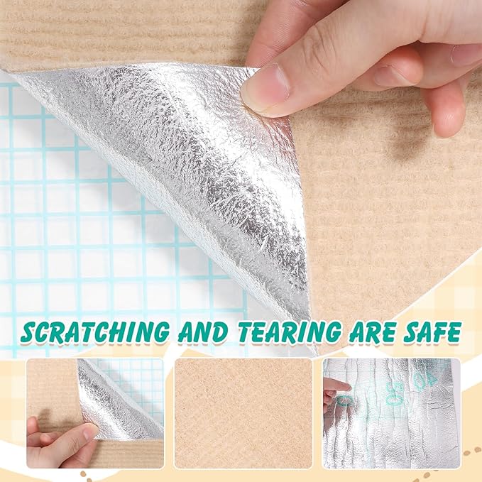 Rabbit Cuttable Scratch Mat, Bunny Toy, 78.74 * 11.81 inch Scratching Pad Rabbit Mats for Cage Cat Animal Floor Scratching Mats Rug for Biting Sleeping Nesting