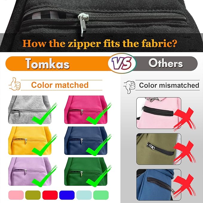 Tomkas Small Dog Sling Carrier - Cat Sling Carrier - Adjustable Strap & Zip Pocket - Suitable for Puppies (Black)