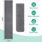Trimmable Cat Scratcher Mat, 39.4"x15.8" Self-Adhesive Cat Scratching Carpet Pad Replacement for Cat Tree Shelves, Steps and Posts, DIY Cat Scratch Couch Furniture Protector