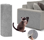 Cat Scratching Mat, 78.7"x15.8" Self-Adhesive Carpet Mat Trimmable Replacement for Cat Tree, Cat Wall Shelves, Cat Scratching Post, DIY Couch Sofa Furniture Door Protector