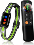 Vibrating Dog Training Collar with Remote, No Shock, Beep and Vibration Only, 3300FT Long Range, Waterproof Rechargeable, Safety Lock, No Prongs, for Small Medium Large Dogs