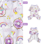 Dog Pajamas for Small Dogs Boy Girl, Dog Clothes Tiny Chihuahua Yorkie Spring Summer Shirt, Cute Puppy Outfit Pjs Jumpsuit Cat Onesie Apparel Pet Clothes
