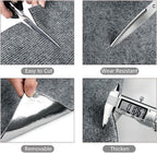 Yenhome 15.7"X160" Cat Scratch Deterrent for Furniture, Anti Scratch Furniture Protector, Couch Protector from Cat Claws Renter Friendly Trimmable Self-Adhesive Carpet Cats Wall Scratcher (Grey White)