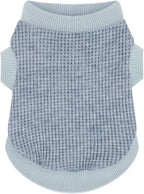Cozy and Functional Dog Shirts for Small Puppies: Stretchable Blue Attire with Easy-On Design, Ideal for Chihuahuas and Yorkies - Enhance Comfort and Playfulness on Chill Days Large
