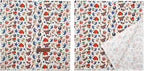 Elegant little tail Dog Bandana, Valentine's Day 1PC Washable Dog Scarf Female or Male Square Bib Kerchief Scarf Adjustable Pet Bandana for Medium Large Dogs
