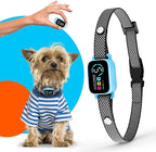 Bark Collar for Small Dogs 8-40 lbs – No Shock Anti Barking Collar with AI Chip – 3 Modes & 5 Sensitivity Levels – Waterproof, Rechargeable, Magnetic Charging – Humane, Effective Training (Blue)