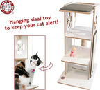 Majestic Pet Luxe Modern Cat Tree Condo Furniture Products - 36 in. x 23 in. x 16.5 in. (Gray)