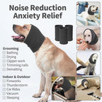 Nanaki Dog Calming Hoodie Quiet Head Cover Sleeves - Ear Covers Hood for Noise Bath, The Grooming and Force Drying Head Protection for Anxiety Relief and Calming Dog Neck and Ear Warmer