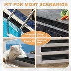 Dog Cat Scratching Window Sill Protector, Self-Adhesive Anti-Scratch Guard for Walls, Furniture - Slip Resistant Pet Shield