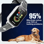 JEUJE Dog Bark Collar,Bark Collar for Large Medium Small Dogs, Anti Barking Training Collar with 7-Level Sensitivity + 5 Safety Modes Humane Training System-White