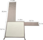 Cat Scratcher Couch- Natural Sisal Furniture Protection from Cats - Corner cat Scratcher for Couch,Chair,Sofa - Easy Installation (Khaki Sofa Right armrest)