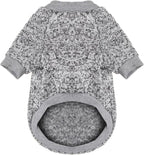 Jecikelon Dog Clothes Dogs Sweater Soft Puppies Clothing Winter Puppy Sweaters Warm Outfit for Dogs Small XXS XS Cat Apparel (X-Small, Grey)