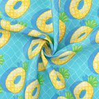 HDE Dog Swim Trunks Hawaiian Board Shorts Beach Pool Swimsuit for XS to XXL Dogs Pineapple Floats - S