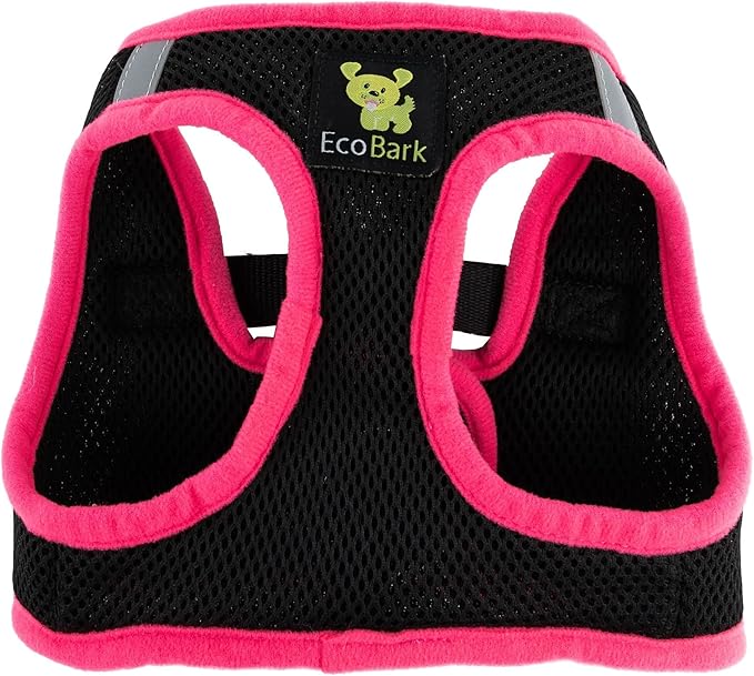 EcoBark Step in Dog Harness Reflective Soft Ultra Padded Mesh Dog Harnesses for XXS, XS, Small, and Medium Dogs Eco-Friendly Comfort Secure Halter No Pull Adjustable Pet Vest
