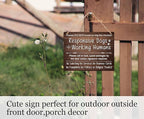 No Soliciting Sign For House, Do Not Knock Or Ring Doorbell, Do Not Knock Or Ring Doorbell, Rustic Hanging Sign For Front Door, Nursery Home Bedroom - f005