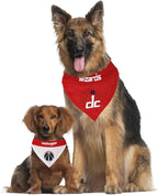 Pets First NBA Dog Bandana - Washington Wizards Reversible Pet Bandana. 2 Sided Home & Away Sports Bandana with a PREMIUM Embroidery TEAM Logo, Small/Medium
