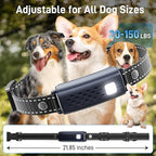 Dog Shock Collar - 4500FT Dog Training Collar with Remote Waterproof e Collar with Flashing Light, Adjustable Pitch Beep(1-8), Vibration(1-16), Safe Shock(1-99), and Keypad Lock