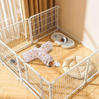 HERCOCCI Rabbit Toys, Bunny Tunnels & Tubes, Collapsible 3 Way Rabbit Hideout Tunnel with Chew Toys for Bunny Guinea Pig Ferret Kitten