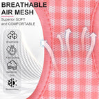 AIITLE No-Pull Pet Harness with a Leash, Plaid Comfort Padded Vest, Step in Dog Harness, Reflective Bands, Soft Breathable Pet Supplies, for Small and Medium Dogs and Cats Watermelon S