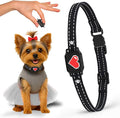 Bark Collar for Small Dogs 5-15 lbs with Magnetic Charging – No Shock, 3 Beep & Vibration Modes, 5 Sensitivity Levels – Humane Stop Anti-Barking Device – Dog Training Bark Collar (Black/Red Heart)