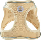 Hipubby Dog Harness and Leash Set, No Pull Soft Mesh Puppy Harness for Small Medium Dogs, Cats - Step in Reflective Breathable Lightweight Vest Harness for Walking, Training - Khaki, XS