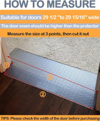 BNOSDM 8.2Ft Cat Carpet Protector for Indoor Pets Carpets Scratch Stopper Heavy Duty Plastic Easy to Cut DIY Clear Non-Slip Floor Runner Stop Cats from Scratching Rugs at Doorway