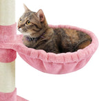 Topeakmart Large Cat Tree Multilevel Cat Tower for Indoor Cats with Scratching Posts, Condo Cat Furniture Activity Center Cat Play House