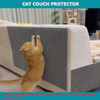 Cat Furniture Protectors from Scratching,Adhesive Cat Couch Protector,78.7x15.8Inch DIY Wall Scratcher,Couch Corner Scratcher Mat