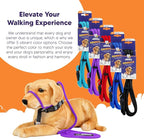 Heather's Heroes Sidekick Dog Headcollar with Leash - Effective Dog Training Tool for Leash Reactivity and Behavior Issues (Purple, Mini (1/4"))