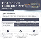 Lucky Love Dog Wide Martingale Dog Collar - No-Slip, Durable, & Soft Webbing 1.5 inch Martingale Collar for Dogs Male and Female Ideal for Training & Walking - Murphy, Large