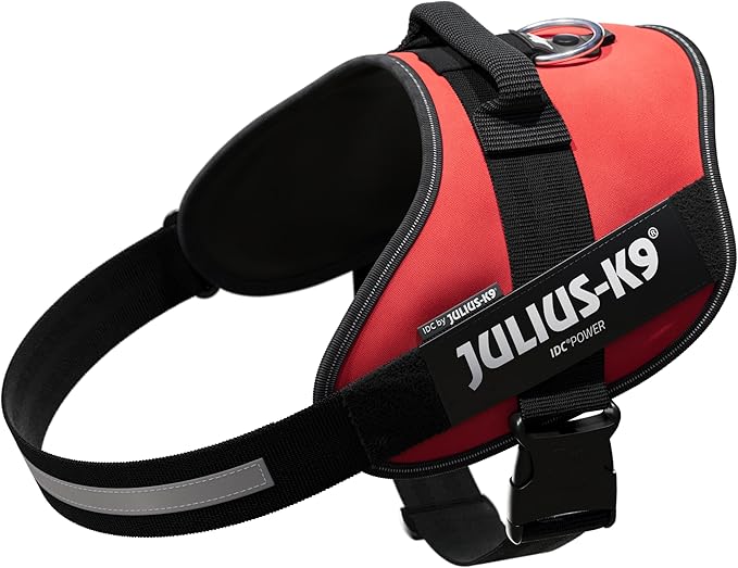 Julius-K9, 16IDC-R-3, IDC Powerharness, Dog Harness, Size: 3, Red